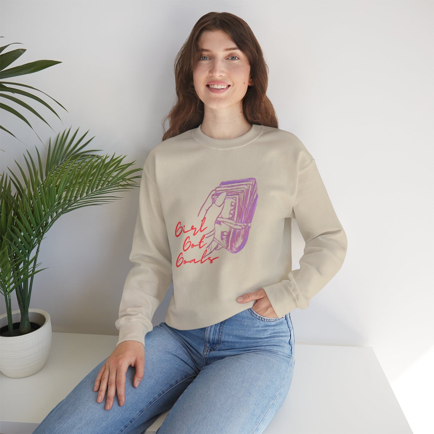 "Girl Got Goals" Premium Crewneck